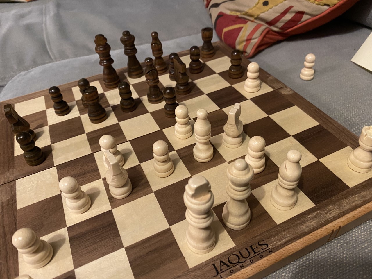 Playing chess 