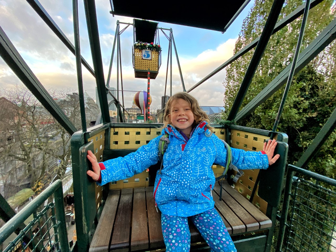child on ferris wheel Tivoli