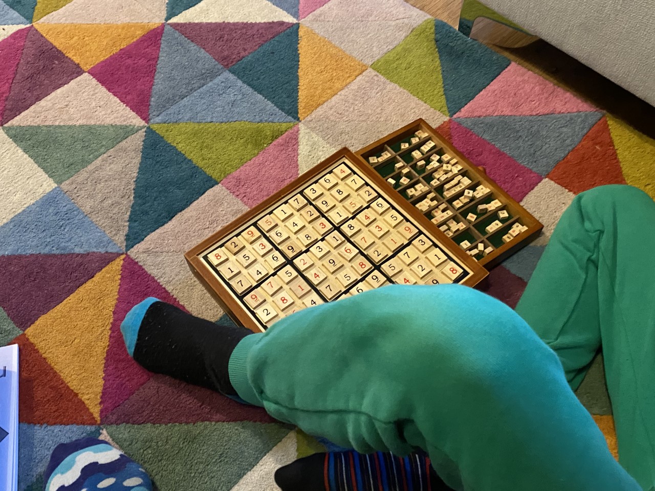 Sudoku wooden game