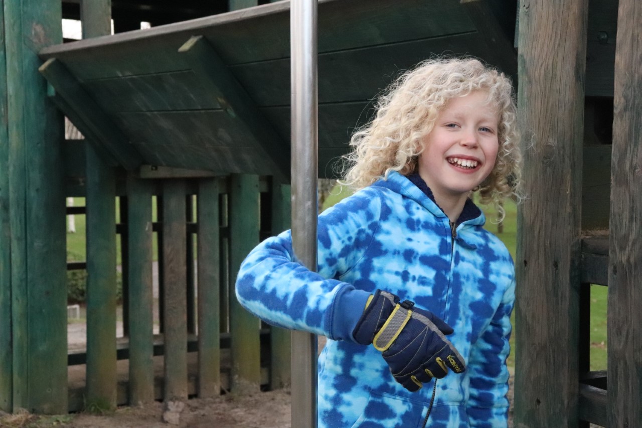 child at a park