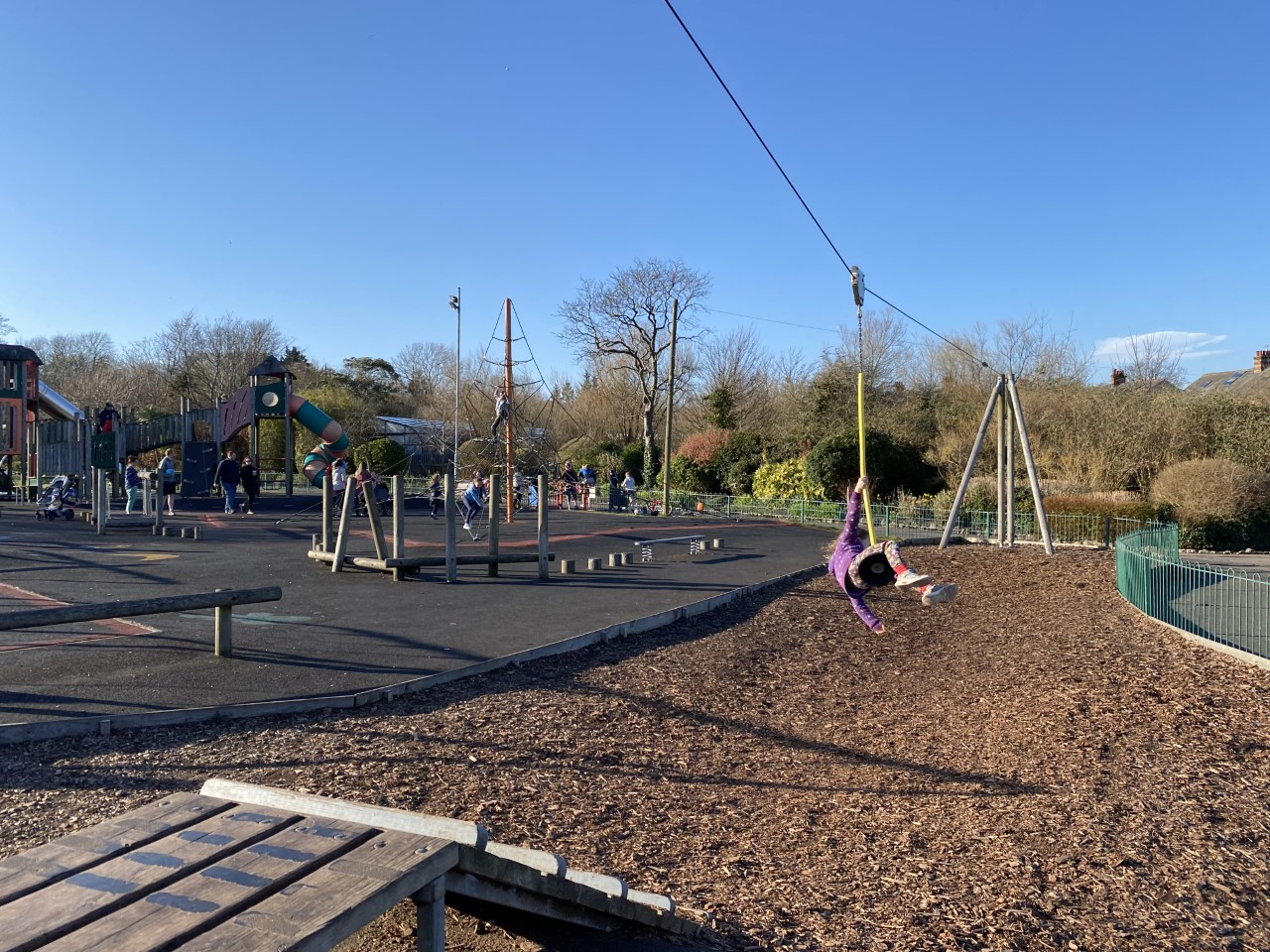 kids at playpark