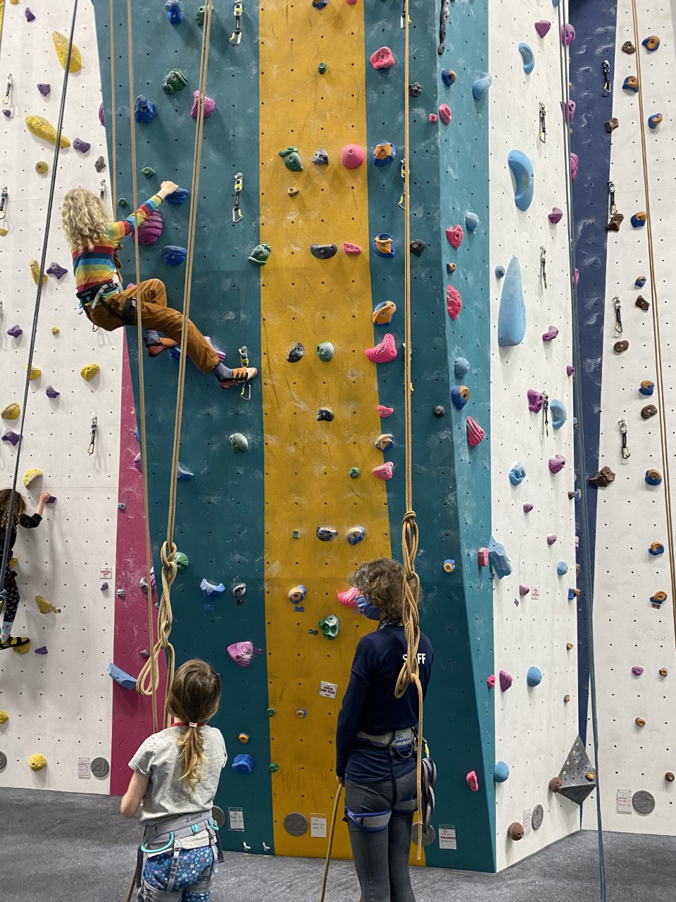 child indoor climbing at Perth
