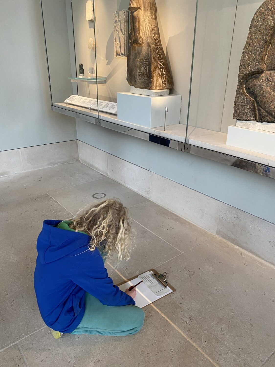 Drawing at the Burrell collection