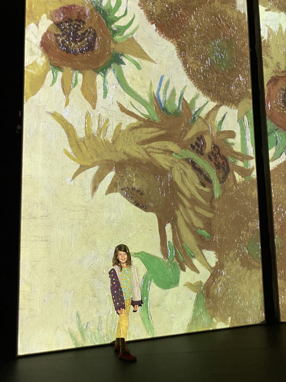 Child by Van Gogh sunflower pimage