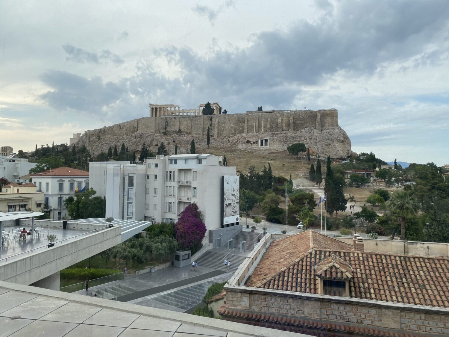 Acropolis from the Acropolis museum