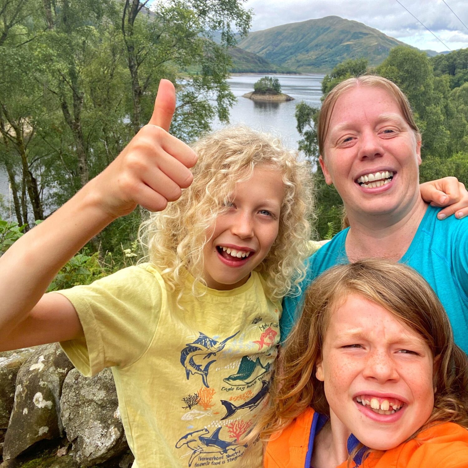 Family in the Trossachs