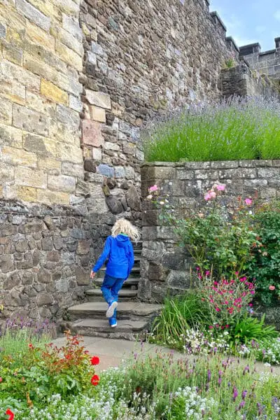 Child at Stirling castle