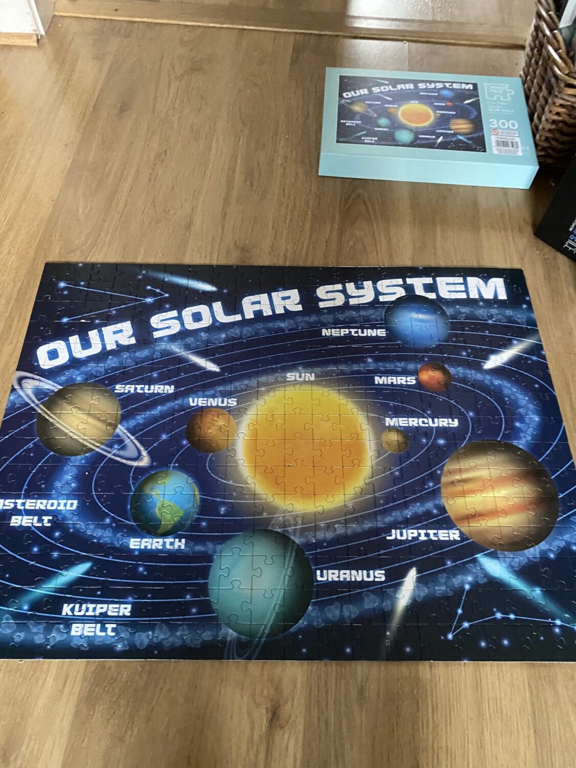 Solar system jigsaw