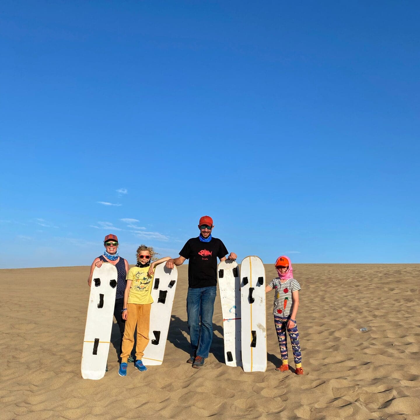 Sandboarding at Ica