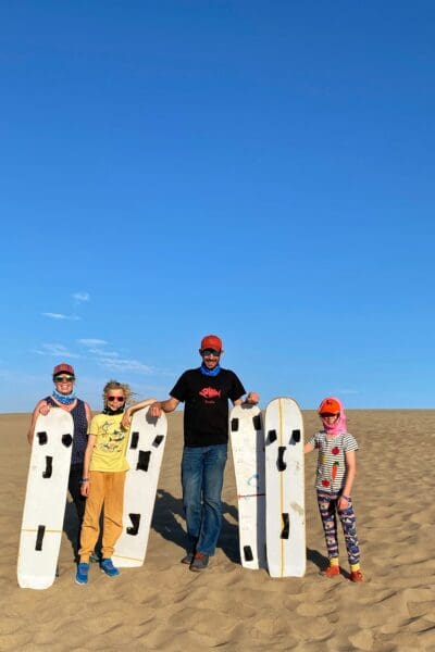 Sandboarding at Ica