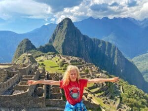 Child at Machu Picchu