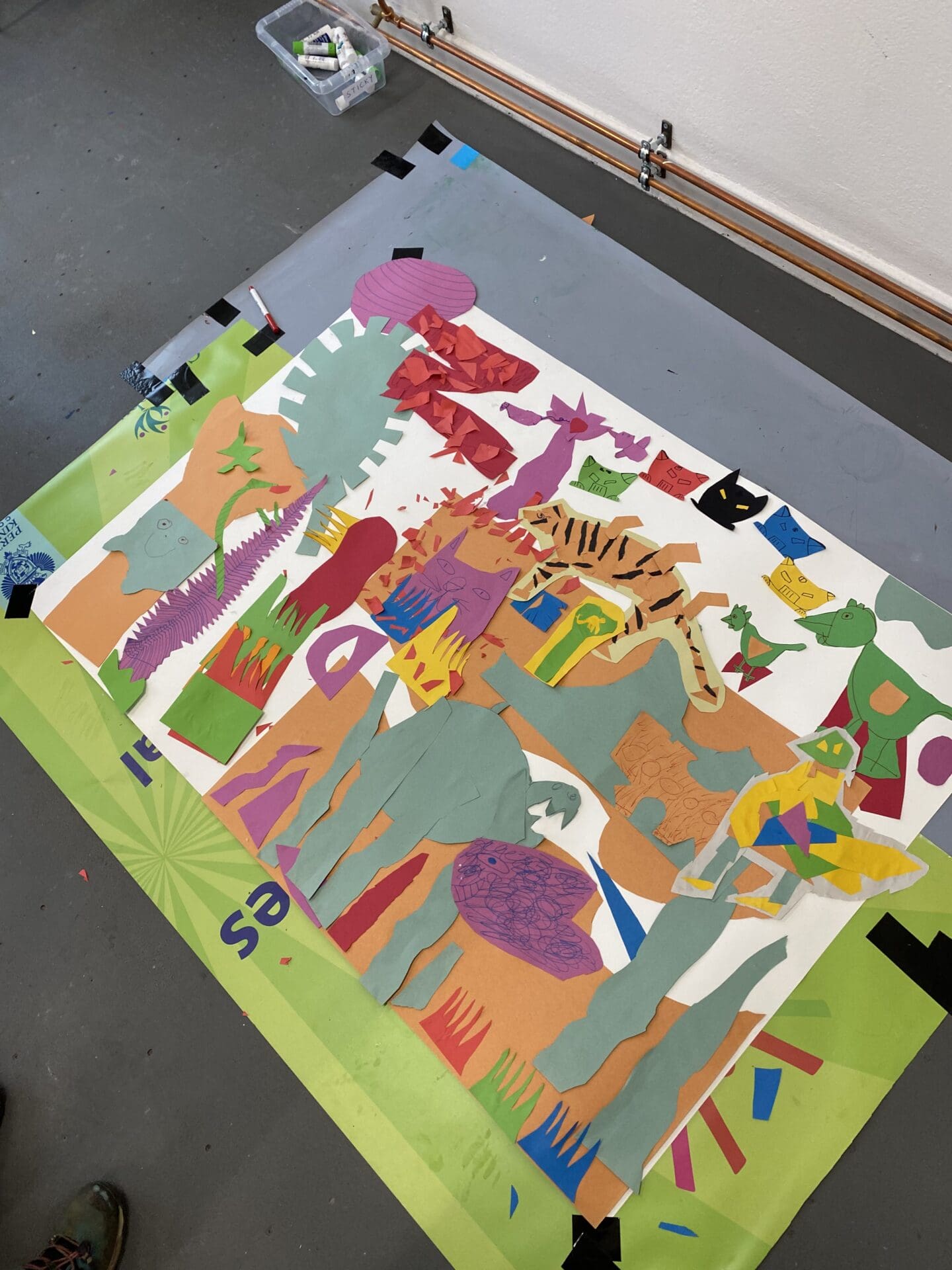 Children’s collaborative art project