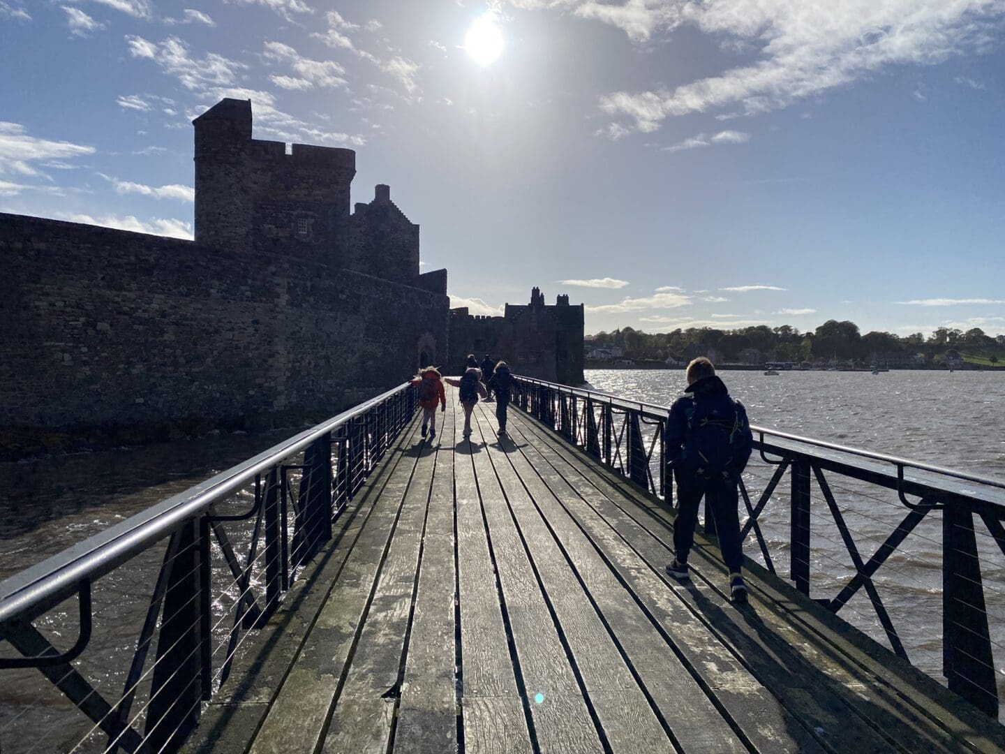 Blackness castle pier