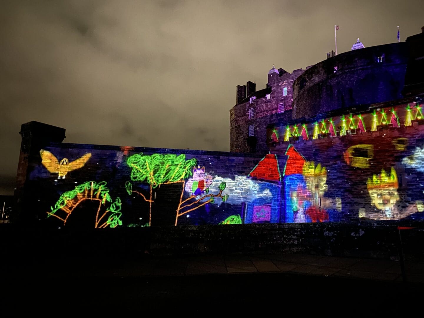 Edinburgh castle of light