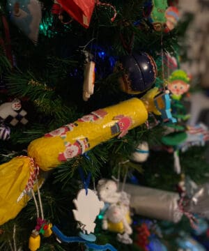Homemade Christmas cracker
