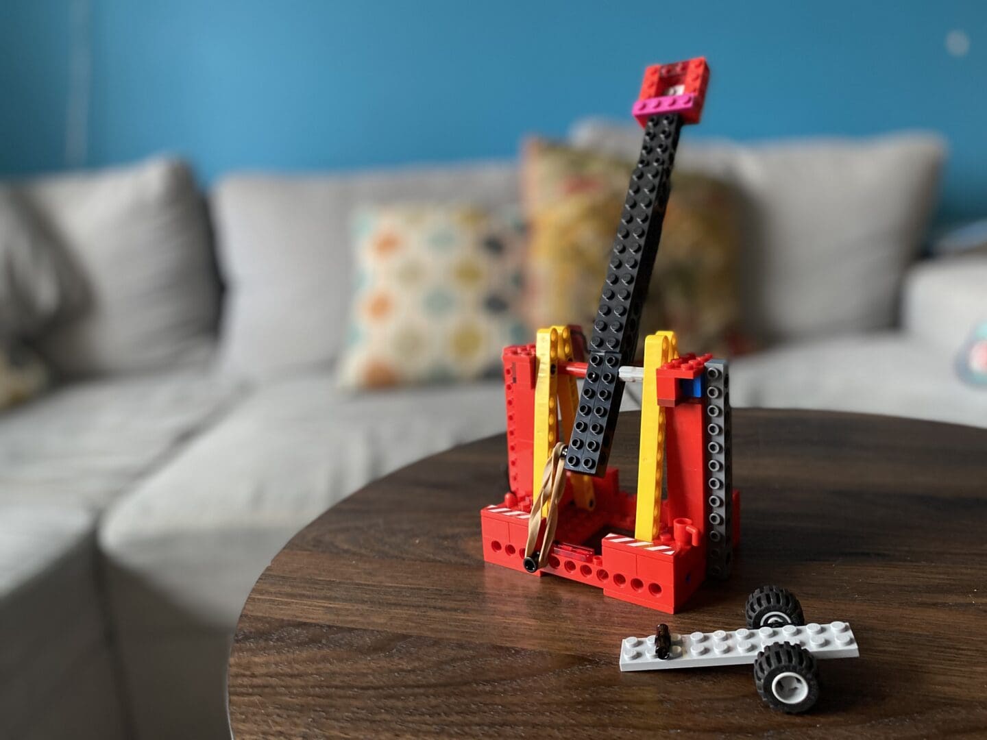 Lego catapult, 2 designs