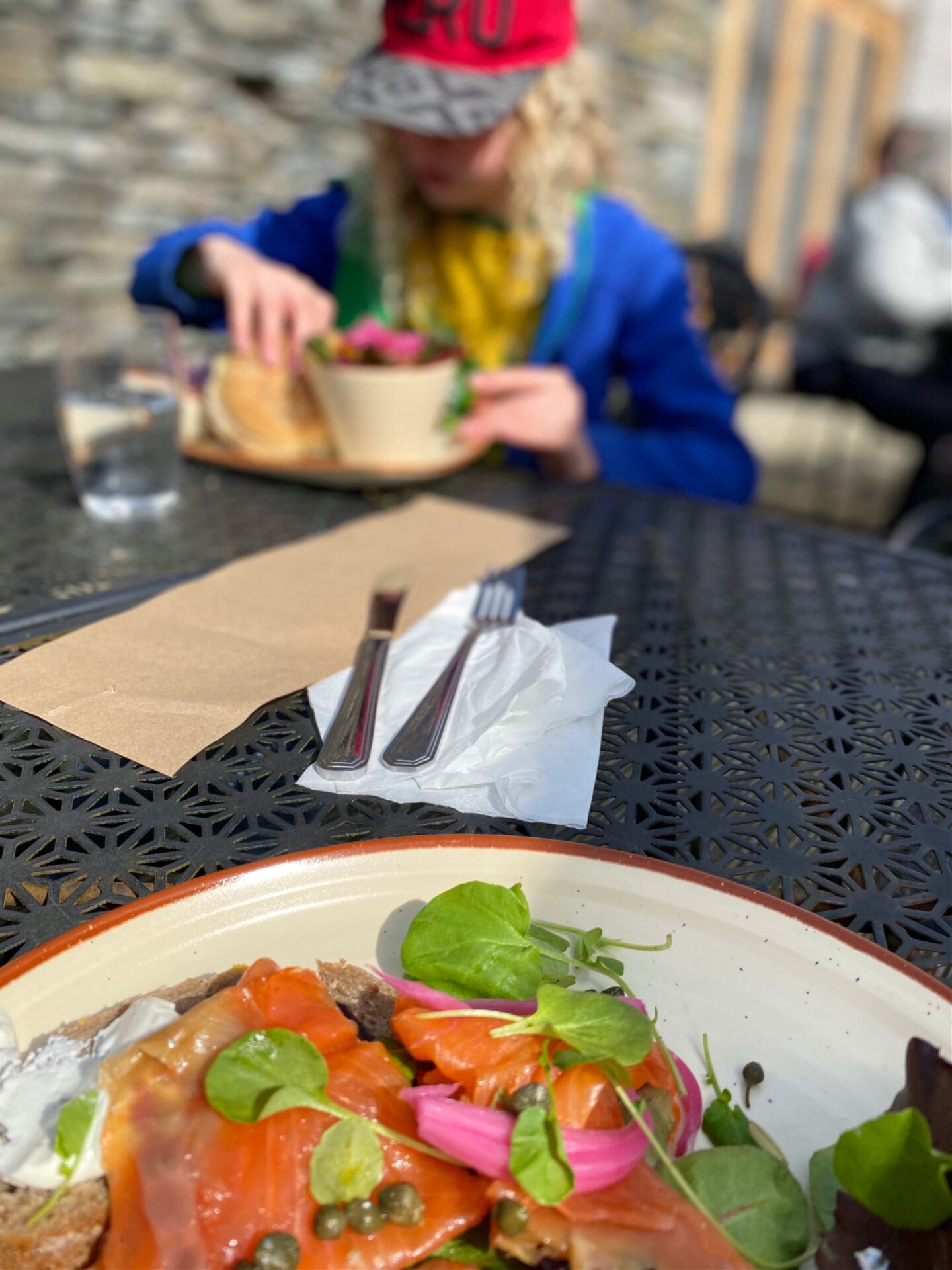 Food at cafe Grizedale
