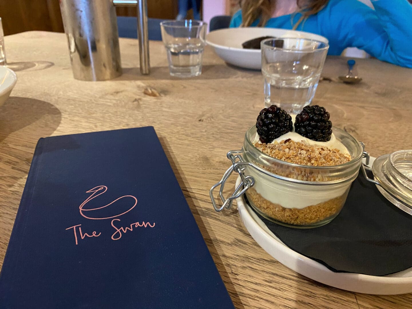 The Swan hotel dessert cheesecake