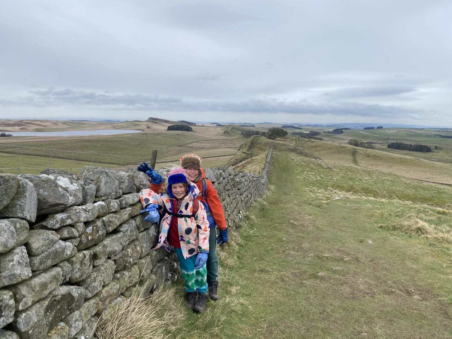 Children at Hadrian’s wall