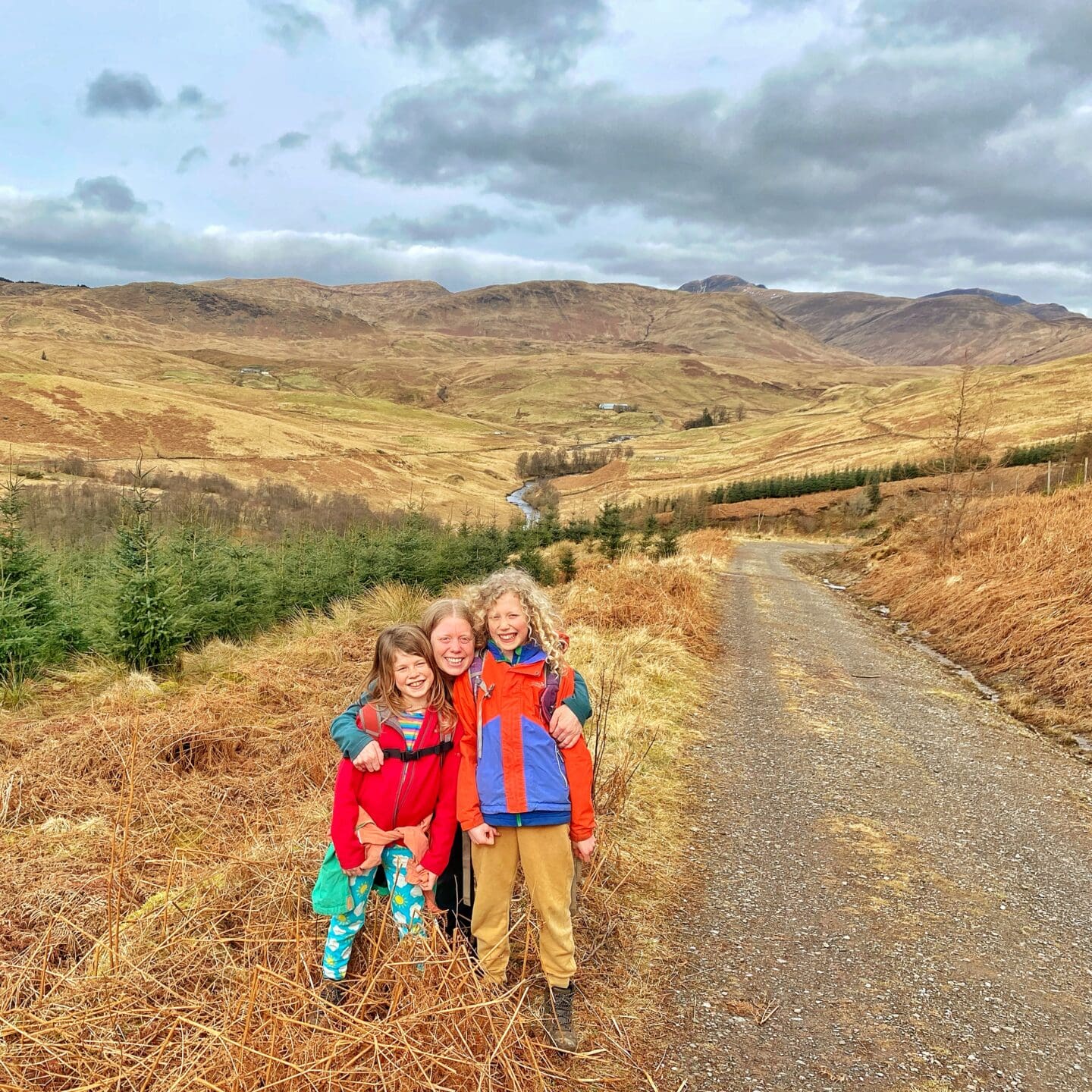 Walk in the Trossachs with family