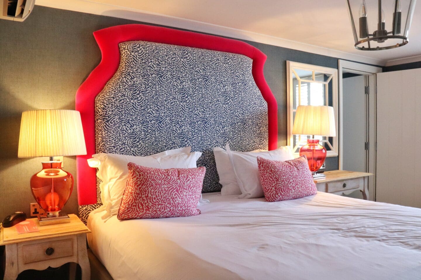 Bedroom in a hotel