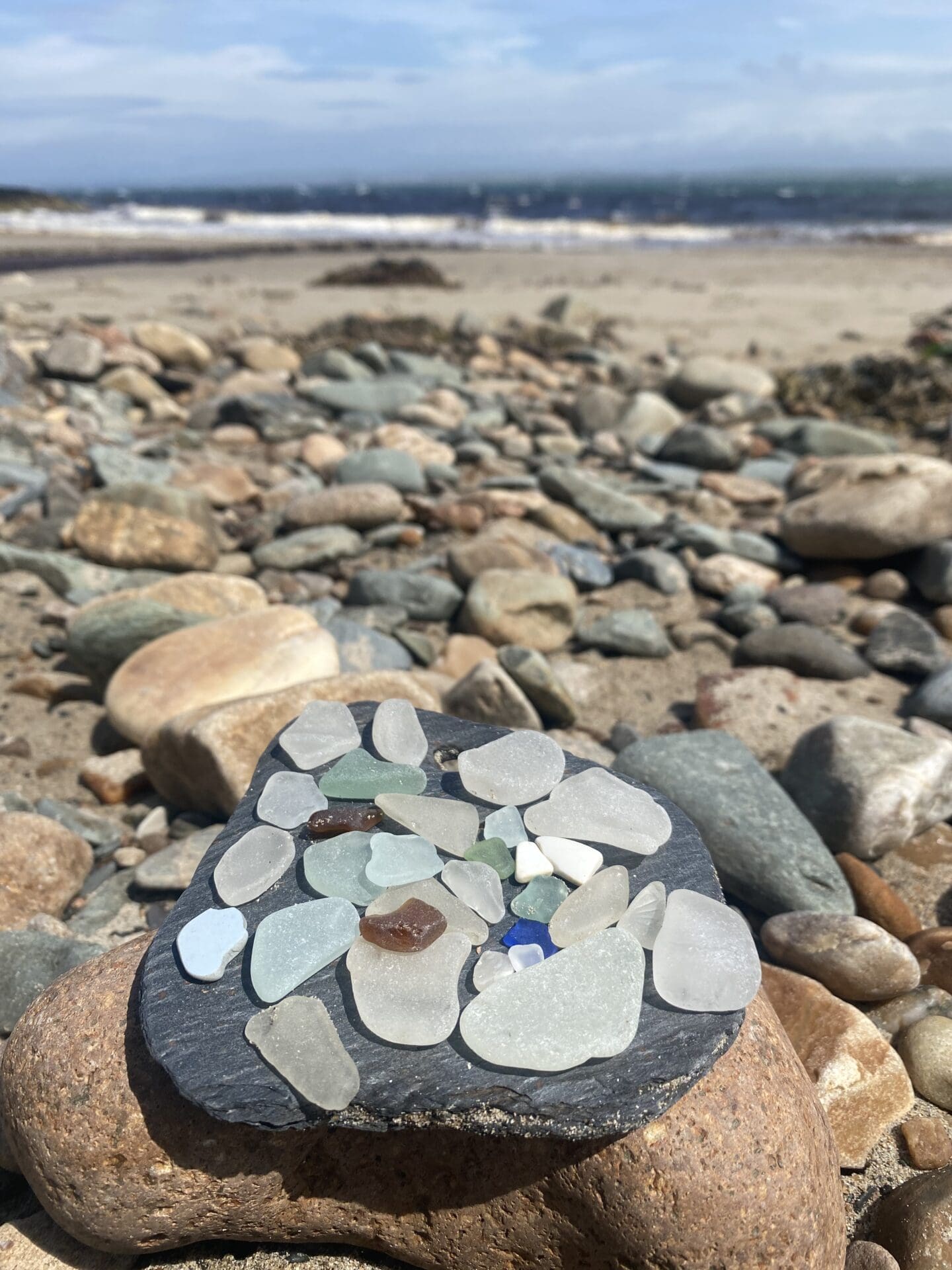 Sea glass at Port Charlotte
