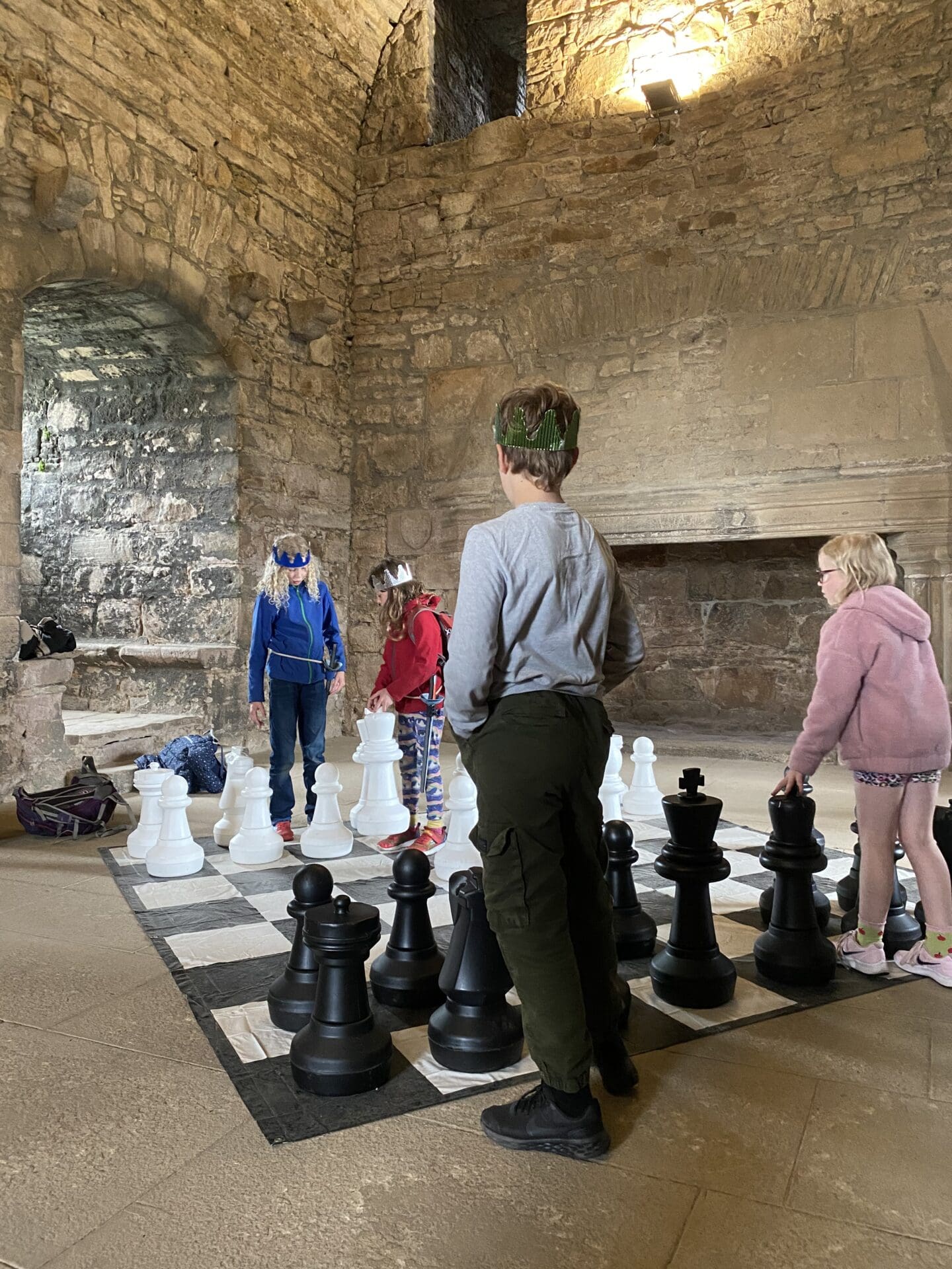 Chess at Craigmillar Castle