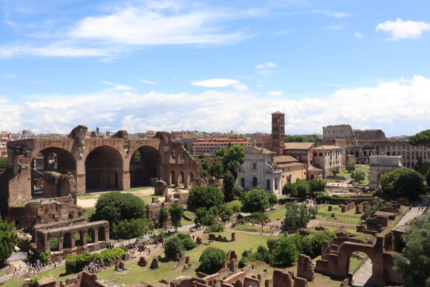 Roman forum Rome