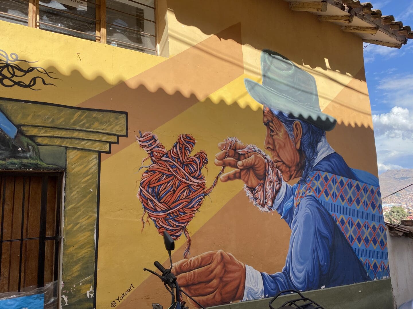Artwork in Cusco