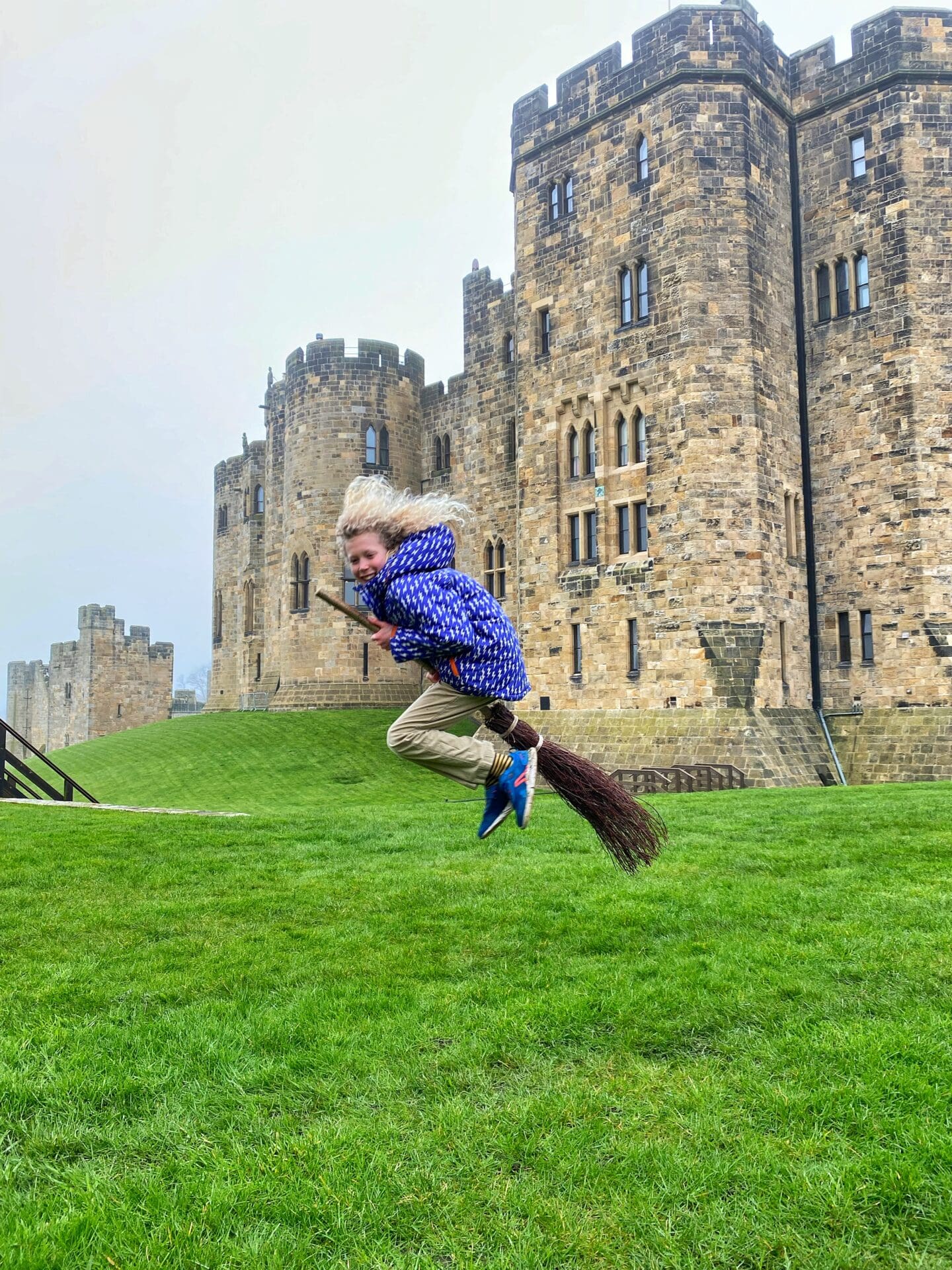 Flying on a broomstick