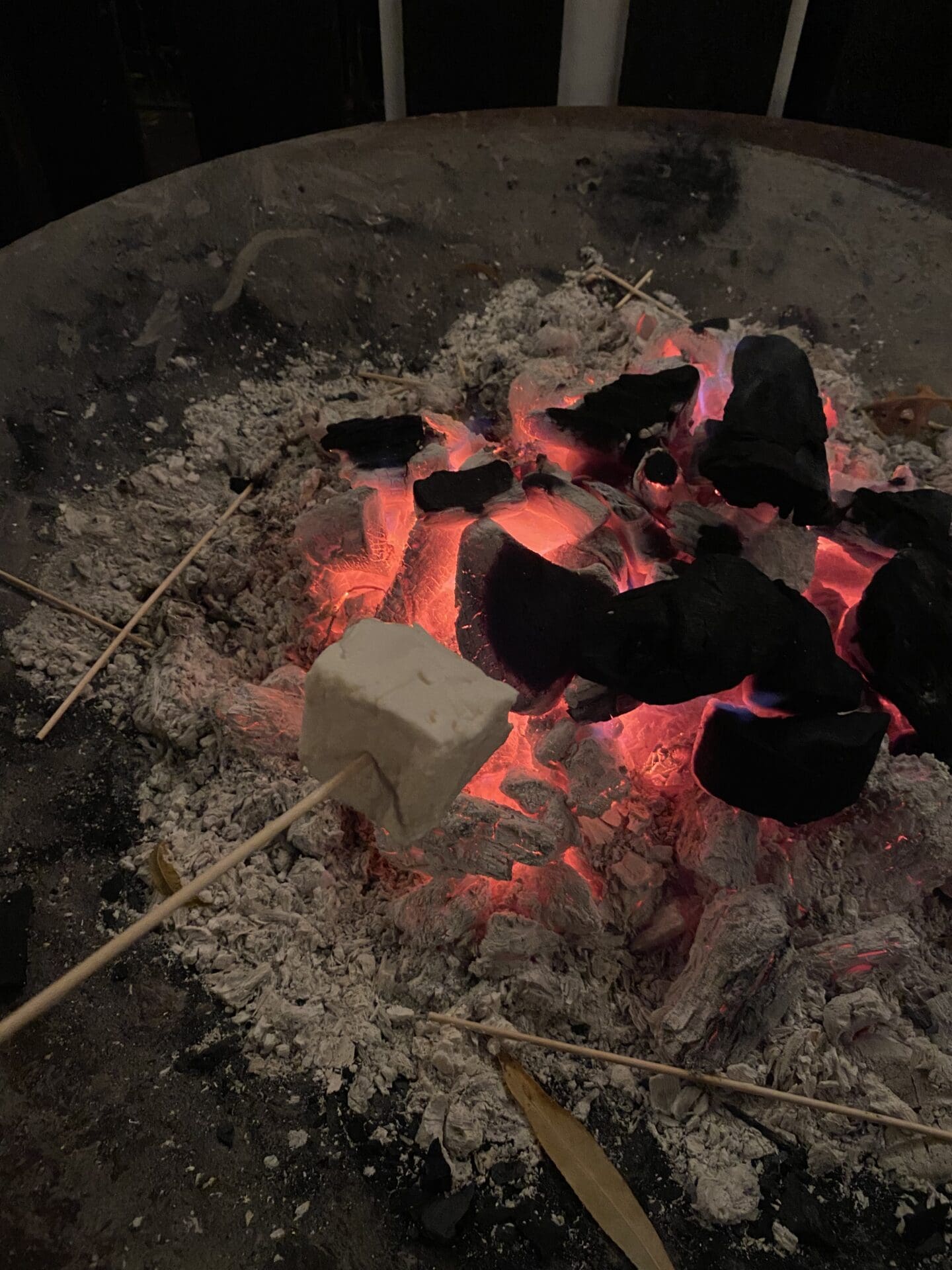 Toasting marshmallows
