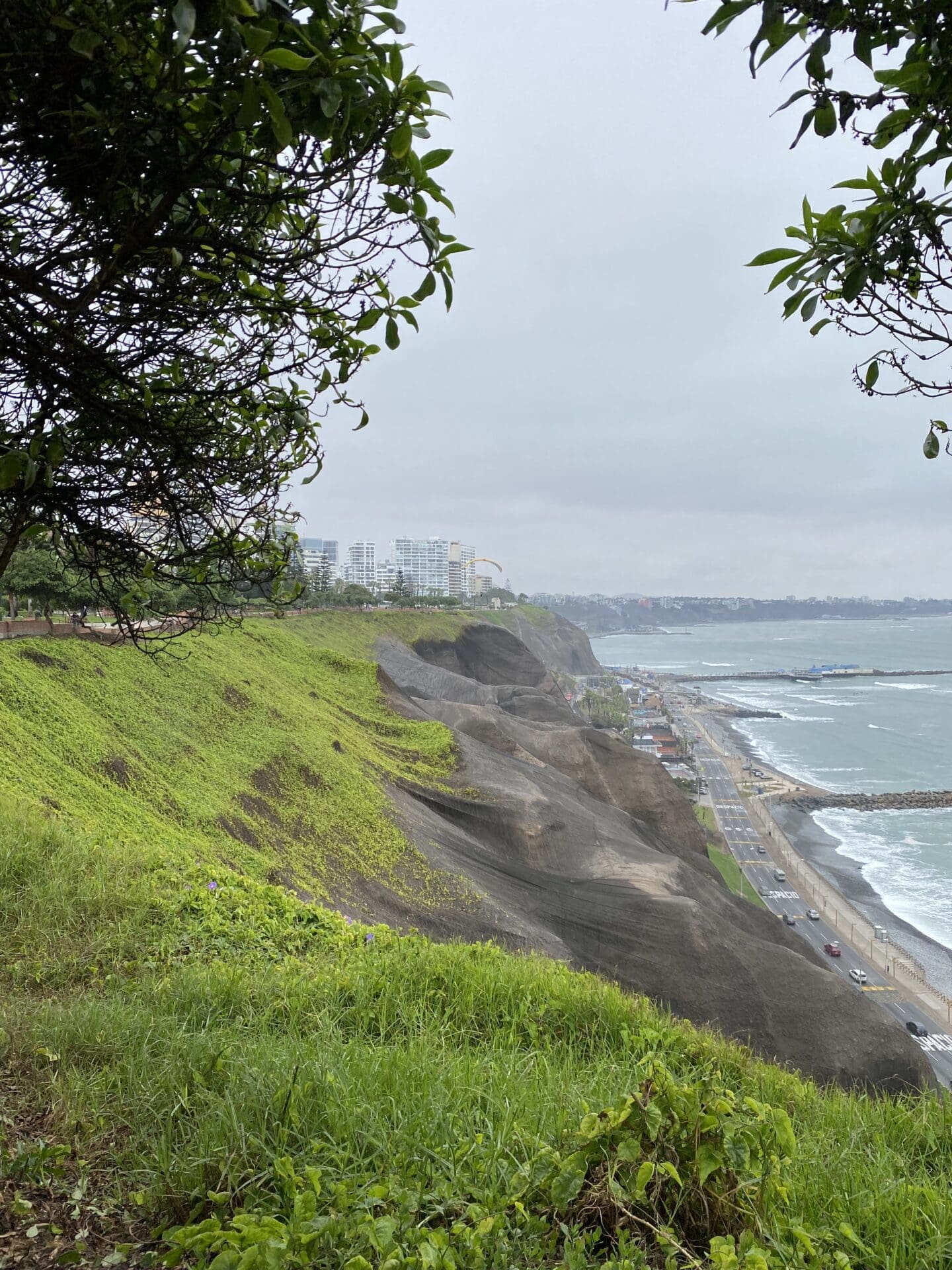 Beach below Miraflores Lima Peru