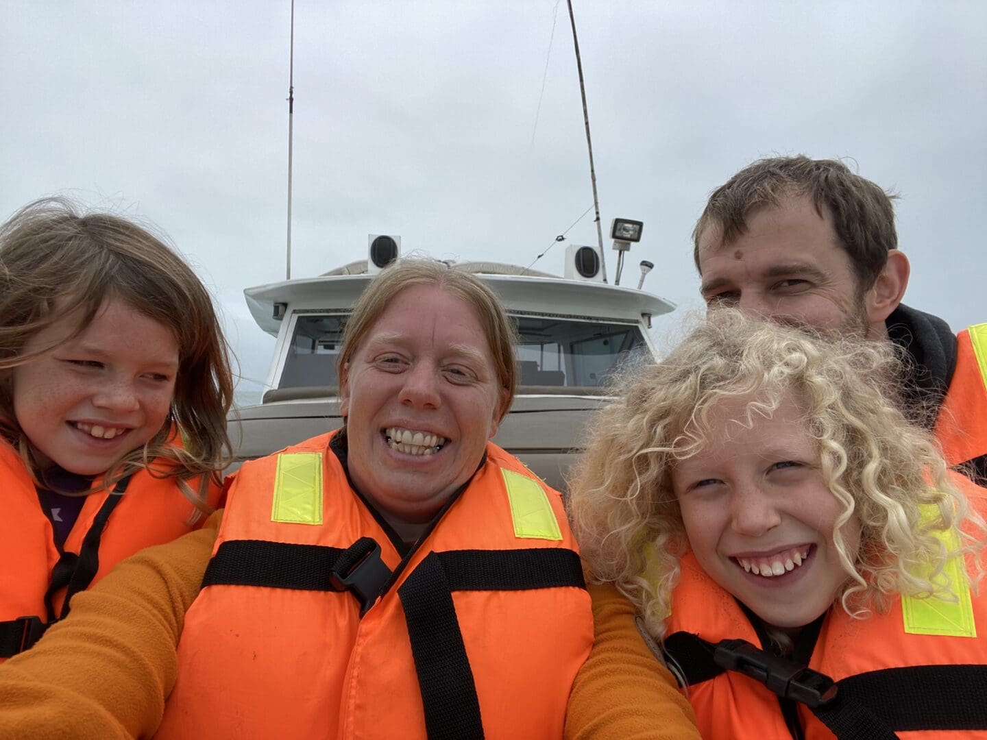 Family trip to see sea lions