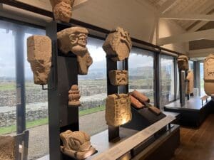 Interesting stone carvings at Corbridge roman town
