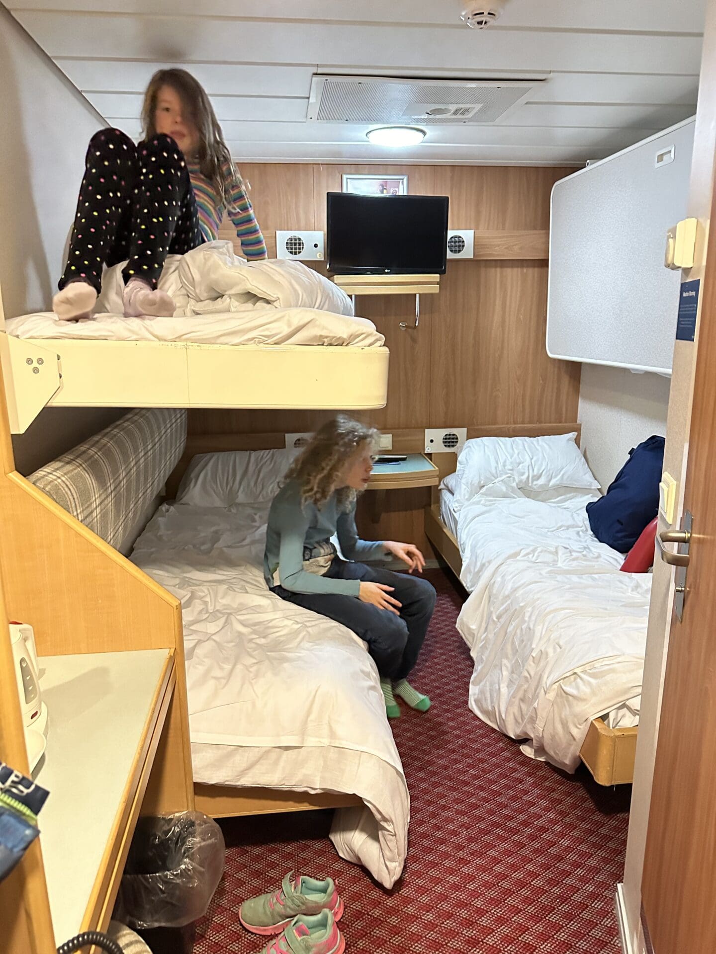 4 berth cabin on Northlink ferry