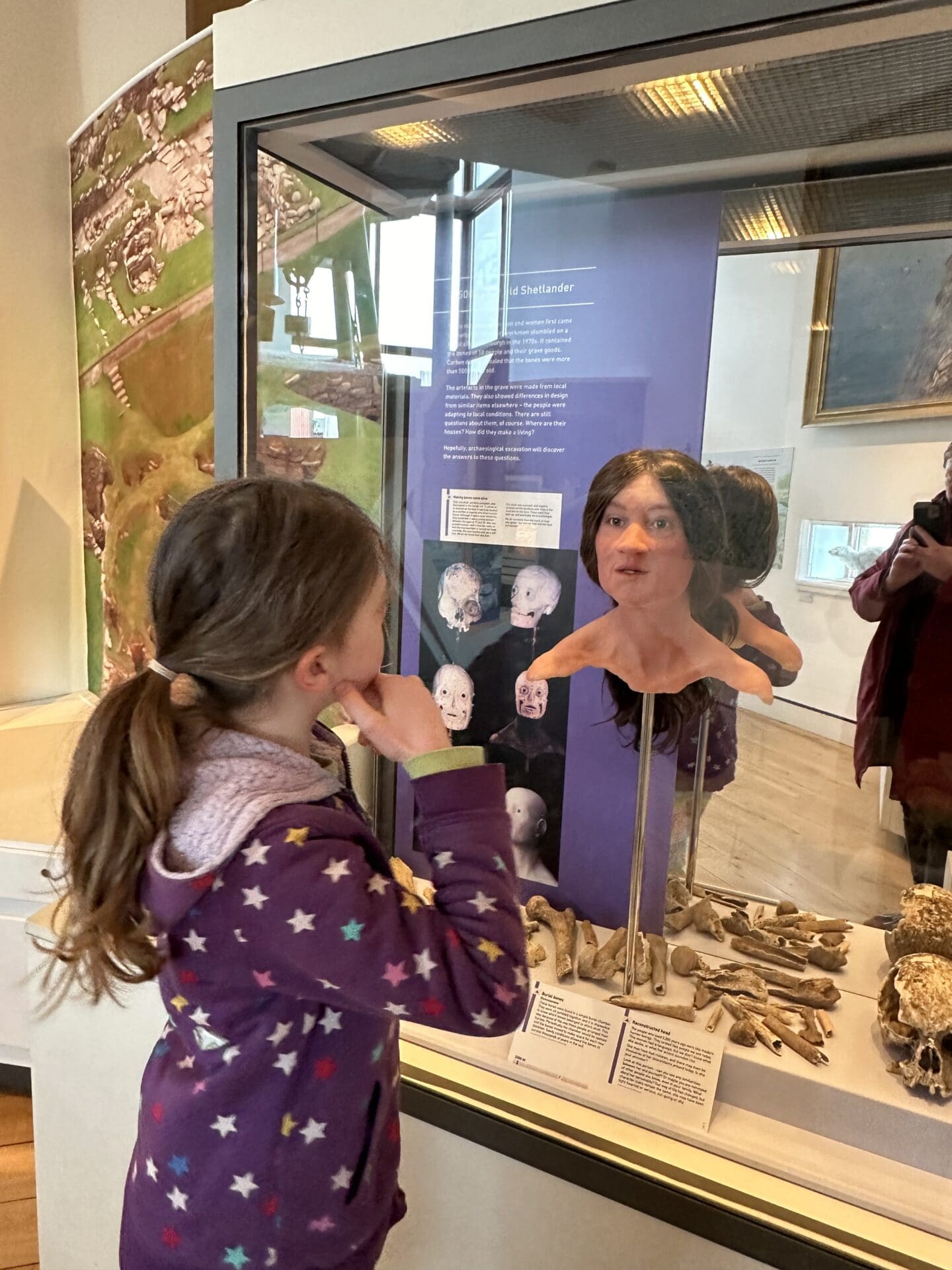 Child in Lerwick museum 