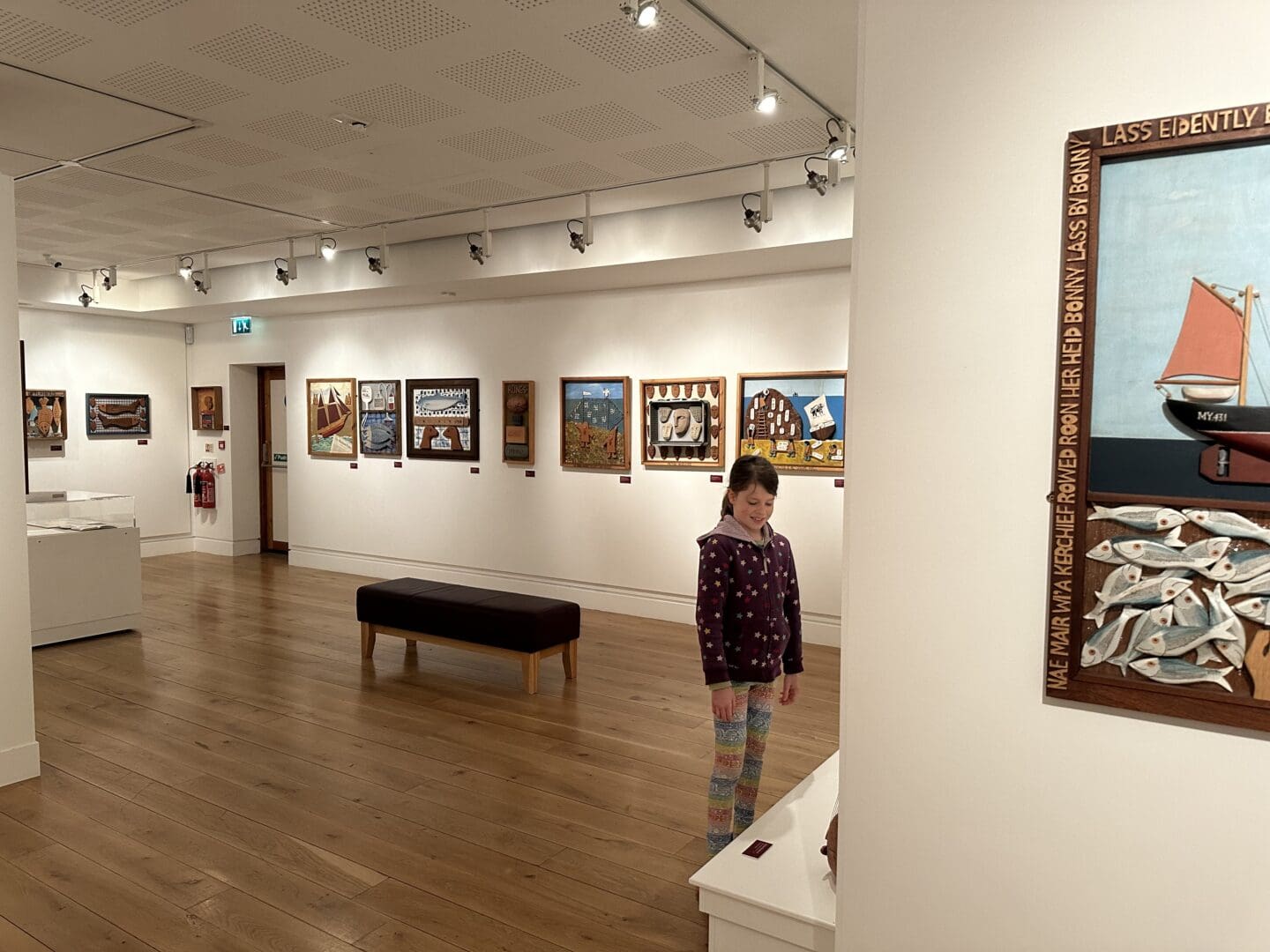 Museum art exhibition