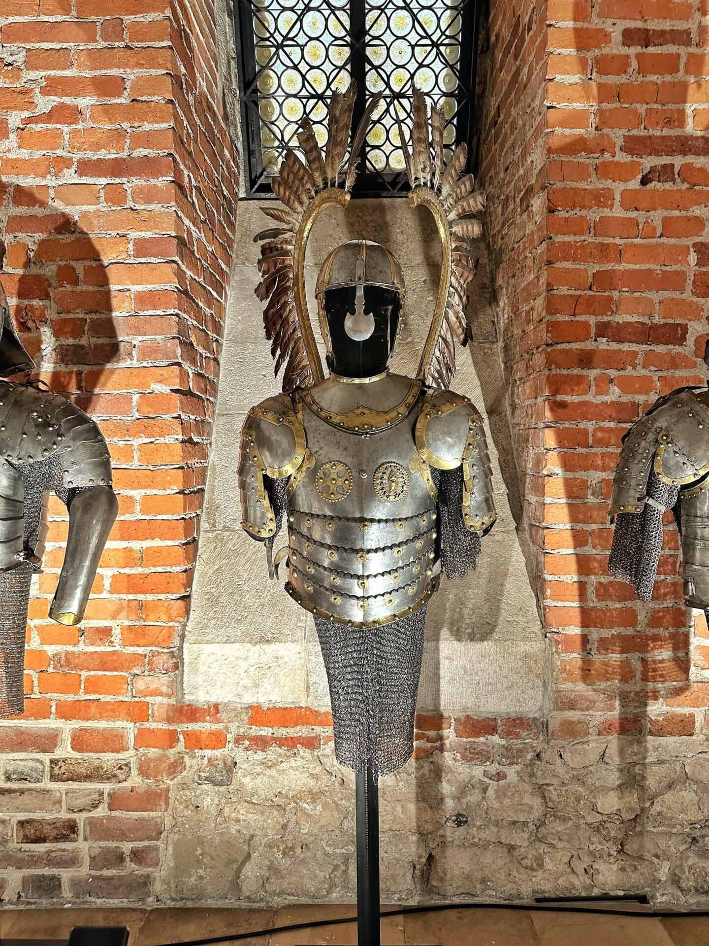 Armour in Wawel castle Krakow