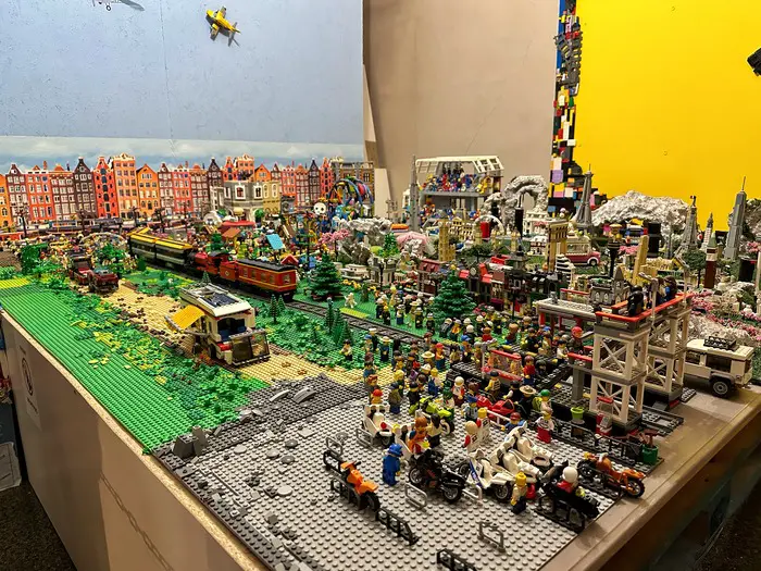 World under construction Lego exhibition Krakow