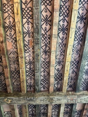 Painted ceiling