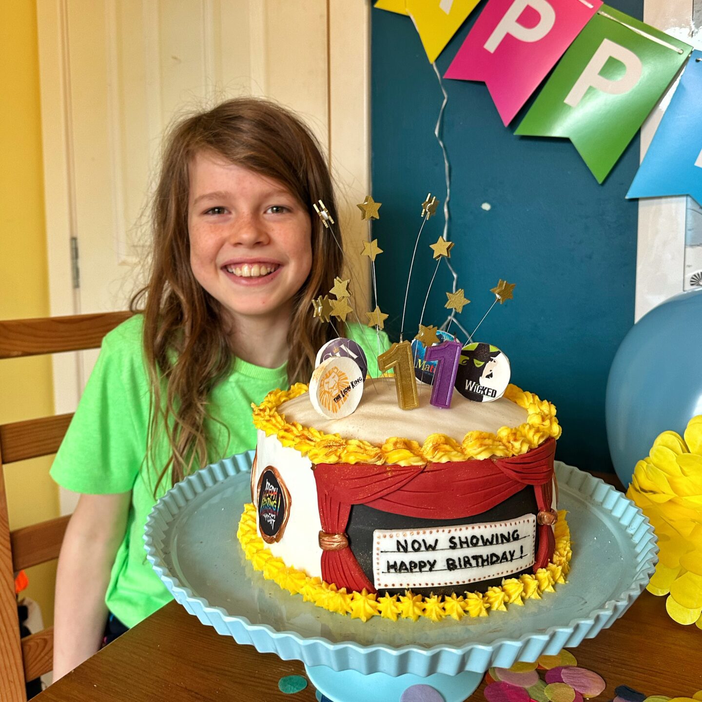 Musical birthday cake